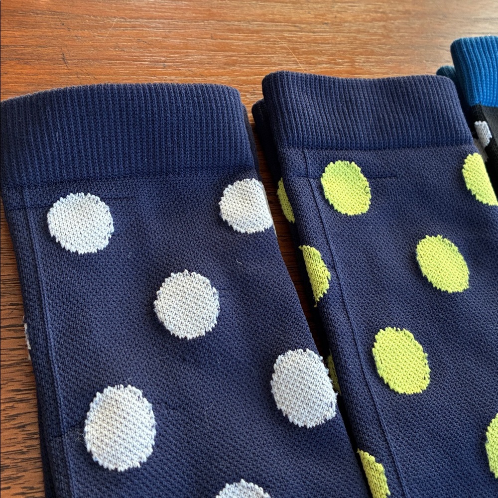 (4 pair) Compression Socks Small Navy - Picture 3 of 10